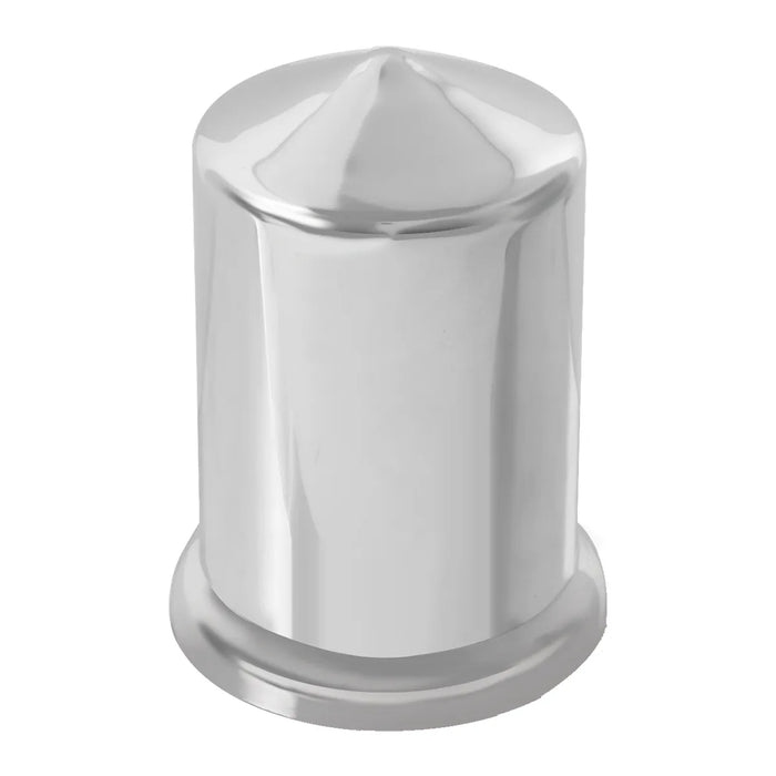 Pointed Chrome Plastic Push-On Lug Nut Cover 1-1/2"