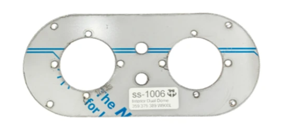 Above Door Dome Light Plate for 2 Watermelon Lights