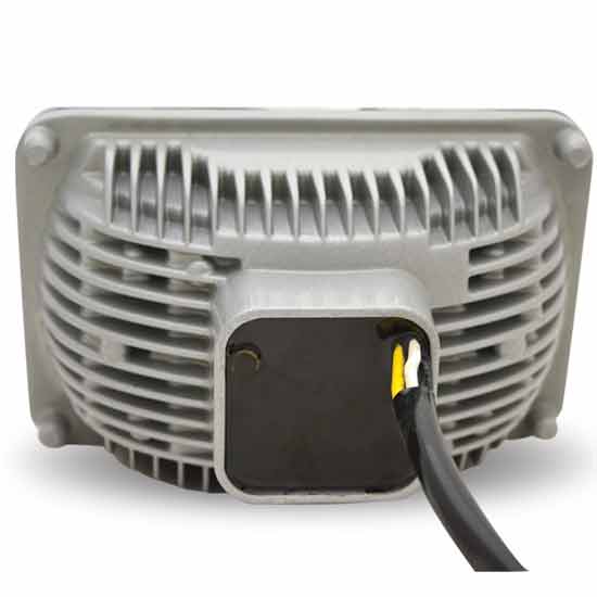 TRUX TLED-H12 4" x 6" Chrome Heated LED Projector Headlight Low Beam