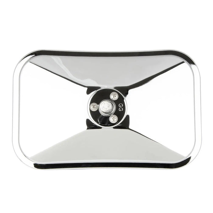 Rectangle Convex Spot Mirror - Stainless Steel