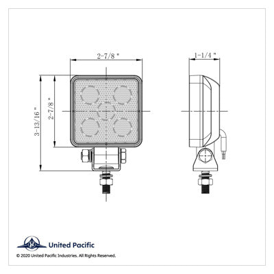 5 LED High Power Mini Work Light - Square Flood Light