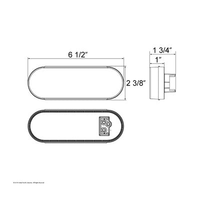 22 LED 6" Oval GloLight (Back-Up)