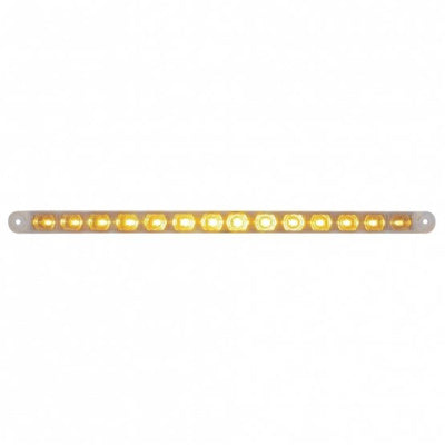 Amber 14 LED 12" Turn Signal Light Bar