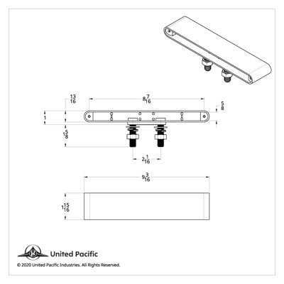 20 LED 9" Double Face Light Bar