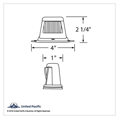 2 LED License Light - White LED