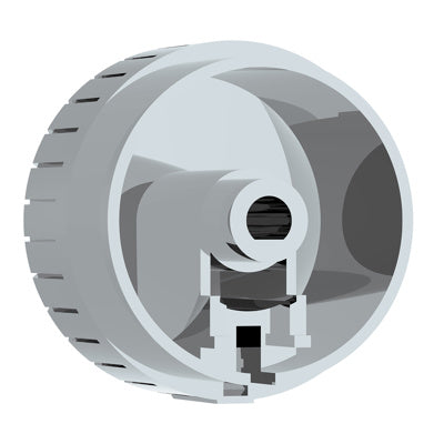 Kenworth T680 And T880 Sleeper Chrome Air Condition Knob