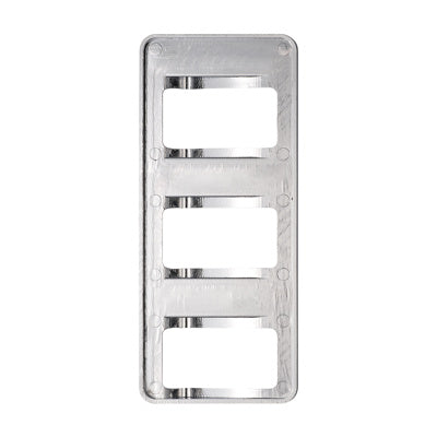 Chrome 3-Rocker Switch Cover For Peterbilt 579 (2012-2019) & 567 (2014-2019)