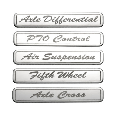 Chrome 3-Rocker Switch Cover For Peterbilt 579 (2012-2019) & 567 (2014-2019)