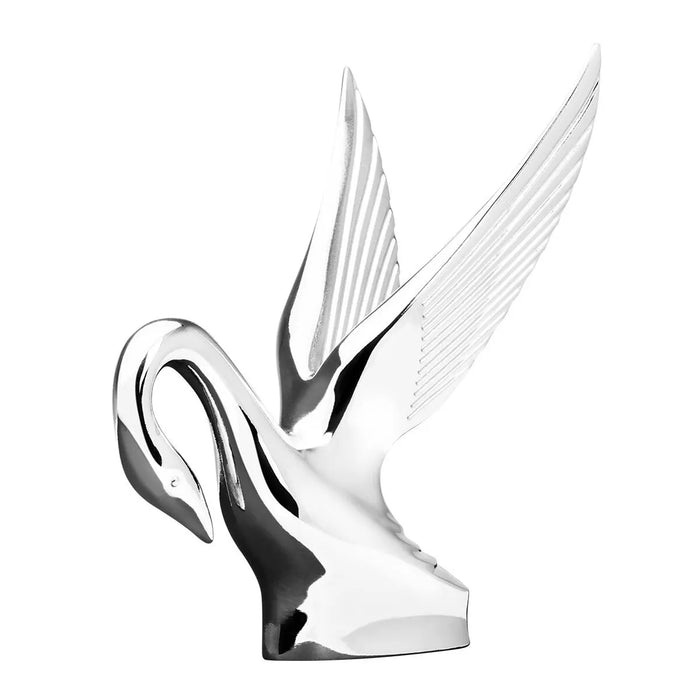 Classic Swan Hood Ornament - Chrome