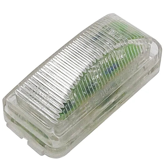 6 Diode Rectangle Clearance & Marker Light - Amber LED/Clear Lens