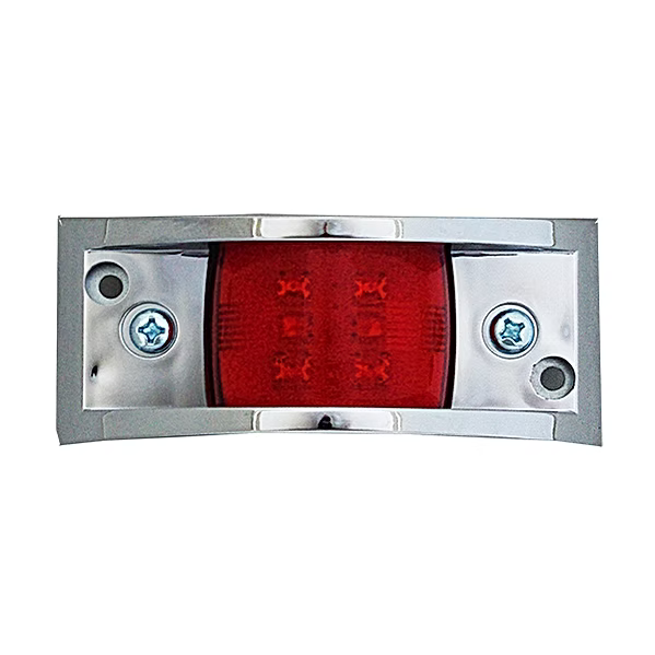 Red LED Marker Light with Brush Guard