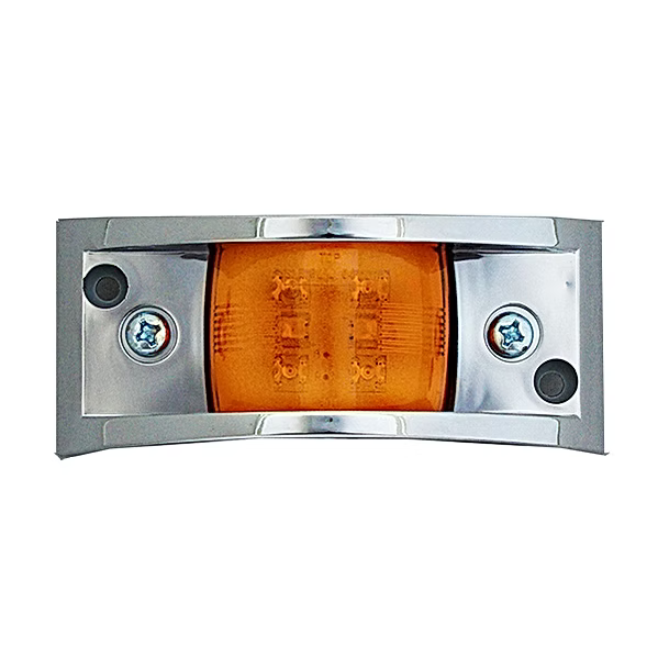 Amber LED Marker Light with Brush Guard
