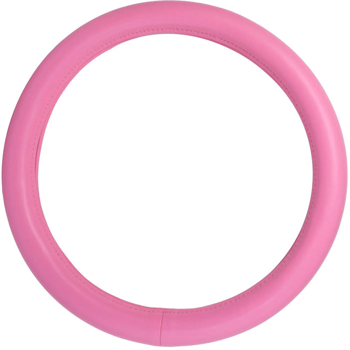 Heavy Duty 18″ Steering Wheel Cover - Pink with Pink Stitch