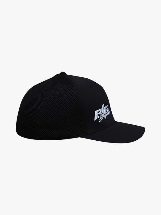 Airmesh Flex Fit Black Hat - S-XL