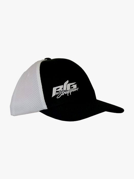 Airmesh Flex Fit Black & White Hat - S-XL