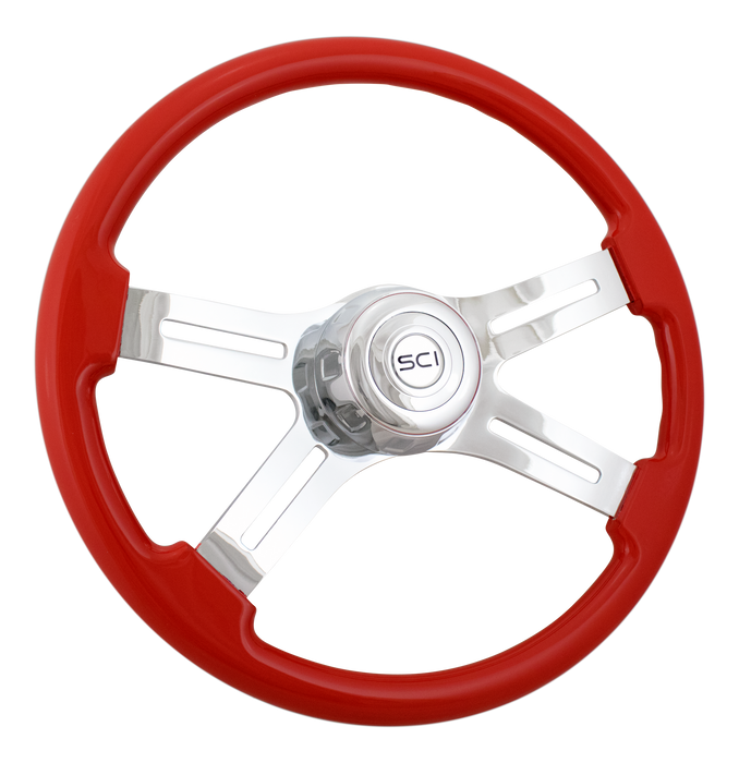 Viper Red 18" Steering Wheel