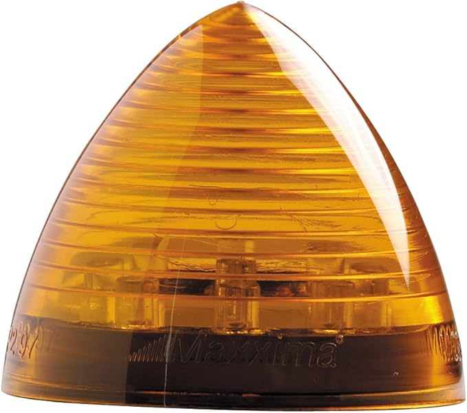 Maxxima 2" Beehive LED Clearance Marker Light - Amber LED/Amber Lens