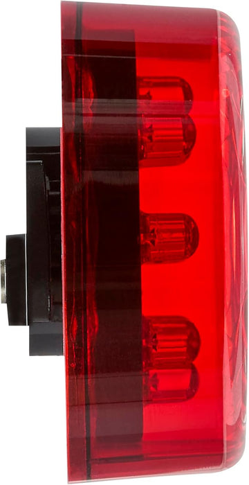 Maxxima 2" Round LED Clearance Marker Light - Red LED/Red Lens
