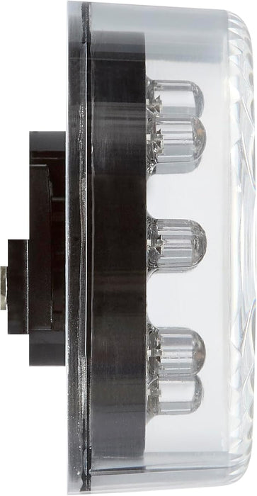 Maxxima M09100R 2" Round LED Clearance Marker Light - Red LED/Clear Lens