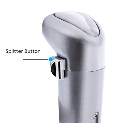 Chrome Plastic Splitter Button for Eaton Fuller 15-Speed Shifter