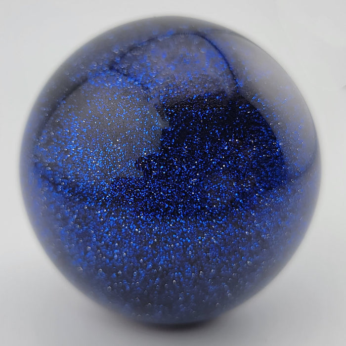 Blue Glitter Ball Shift Knob