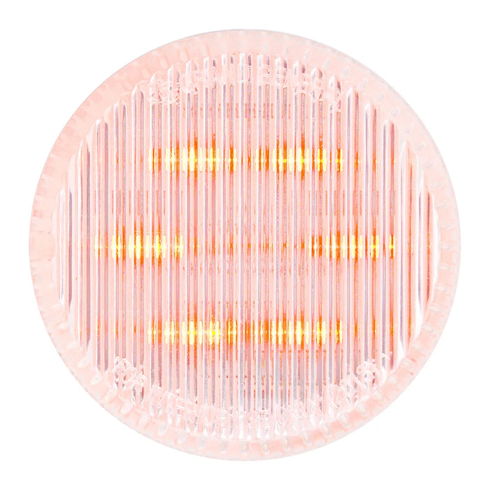 2" Round Dual Function Light - LED - Red/Clear