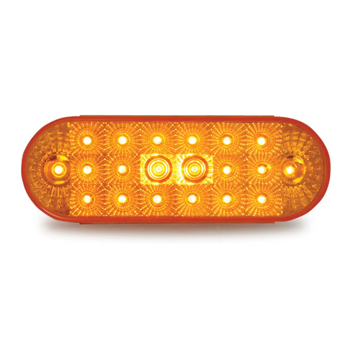 Amber Oval Spyder LED Light - Park/Turn/Clearance