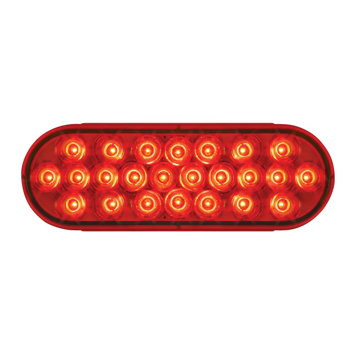 Oval Pearl LED Light - Red LED