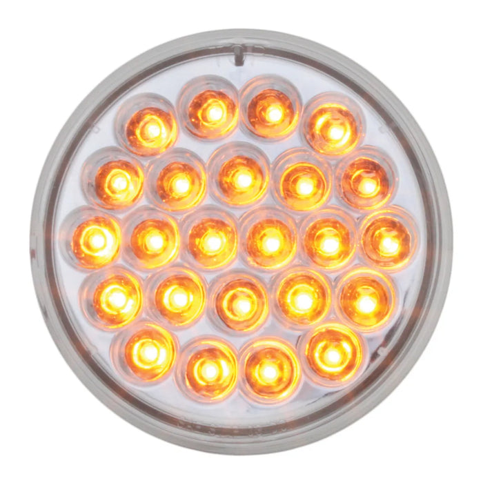 4" Pearl LED Light - Amber LED