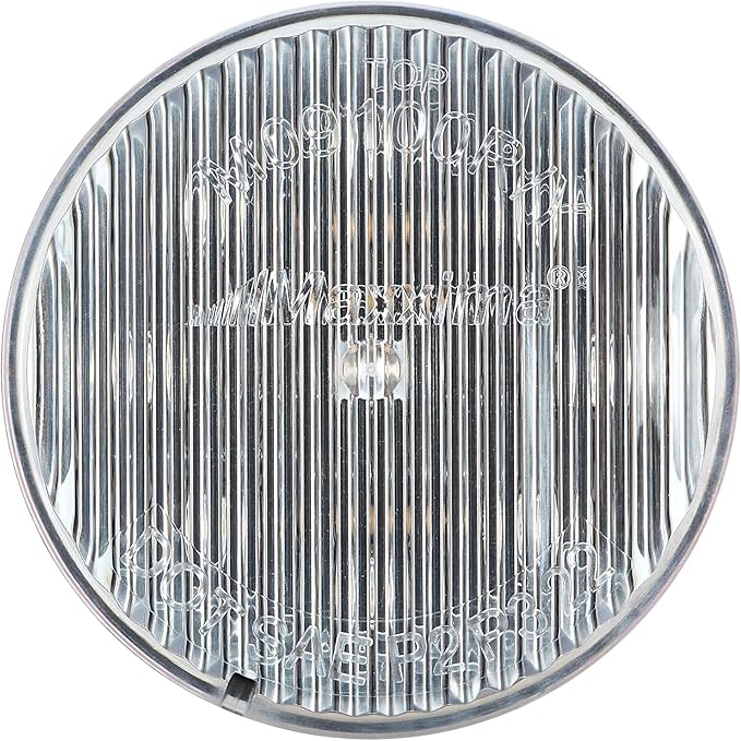 Maxxima M09100R 2" Round LED Clearance Marker Light - Red LED/Clear Lens