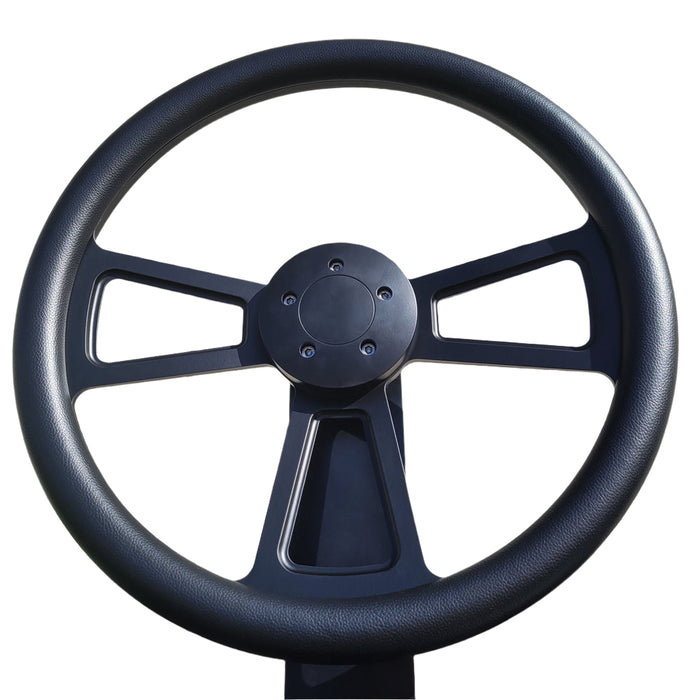 18" Half Wrap Muscle Wheel - Black