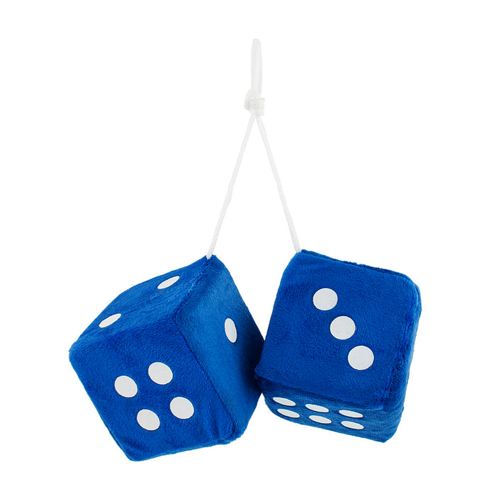 3" X 3" Classic Fuzzy Dice