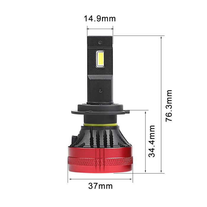 H7 CANBUS LED Headlight Bulbs - Ultra Series - Model: HD02ULTRA-H7