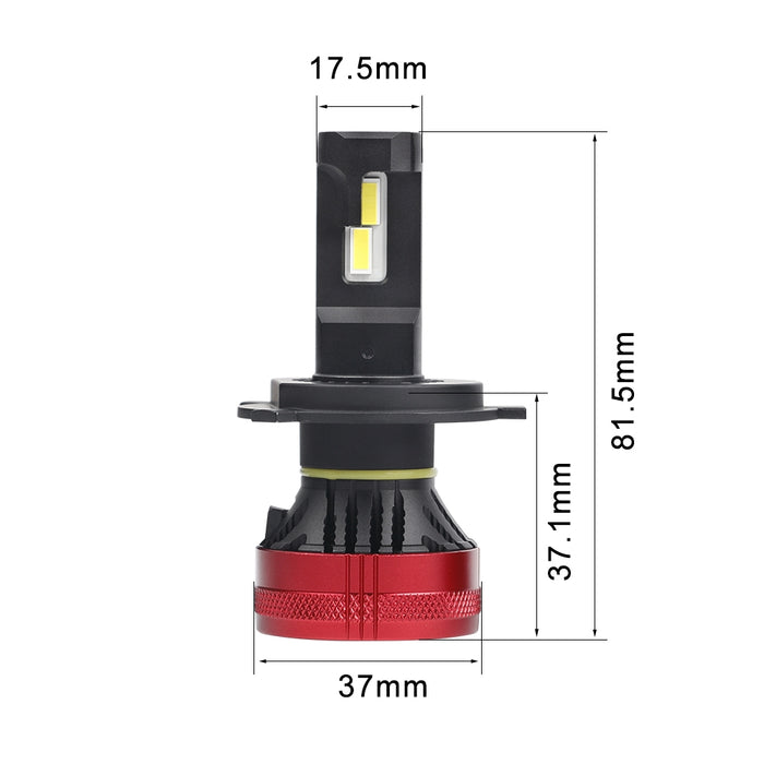 H4 CANBUS LED Headlight Bulbs - Ultra Series - Model: HD04ULTRA-H4