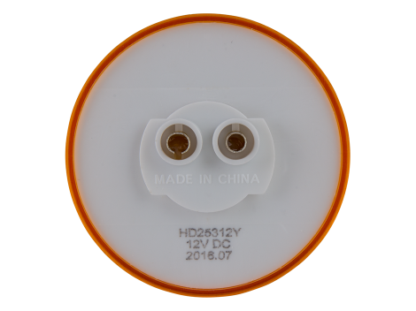 HD25312YC 2.5" Beehive Clearance Marker Light – 12 Amber LED