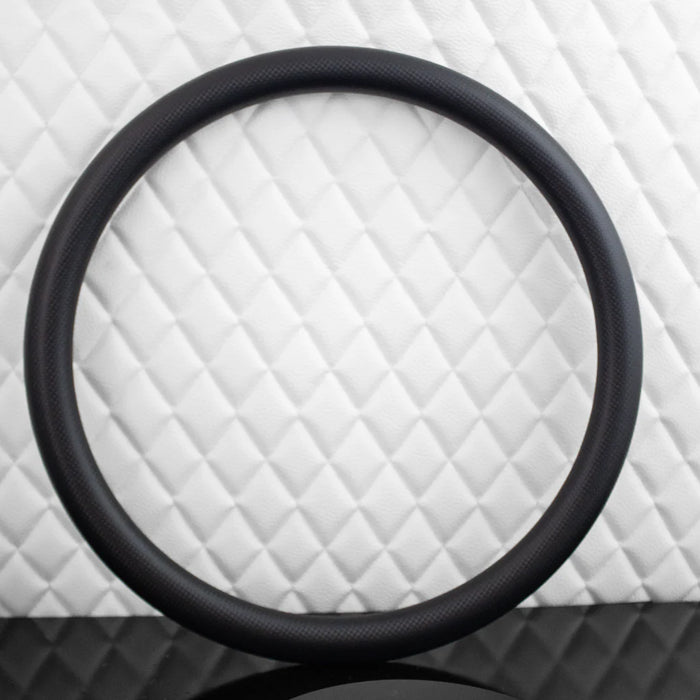 18" Carbon Fiber Vinyl Half Wrap For Muscle Steering Wheel