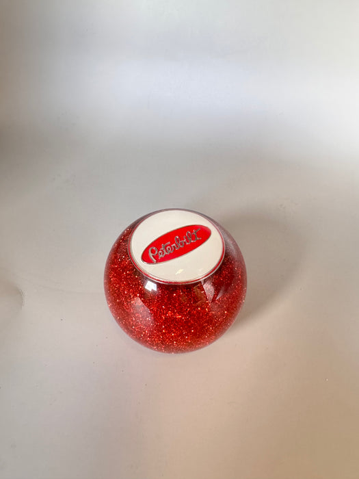 Red Glitter Peterbilt Ball Shift Knob
