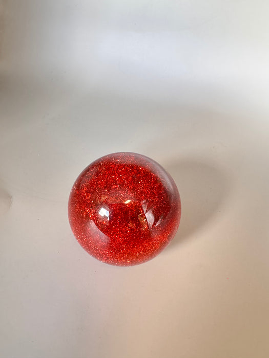 Red Glitter Ball Shift Knob