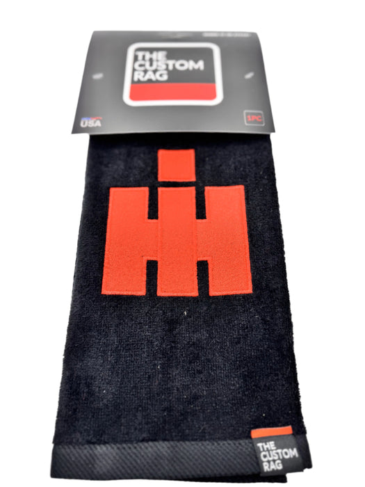 International "IH" Logo Towel - Black & Red