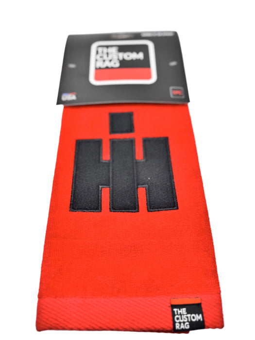 International "IH" Logo Towel - Red & Black