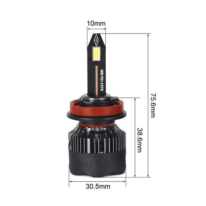 H11 LED Headlight Bulbs – Razor Series Model HD02RZR-H11