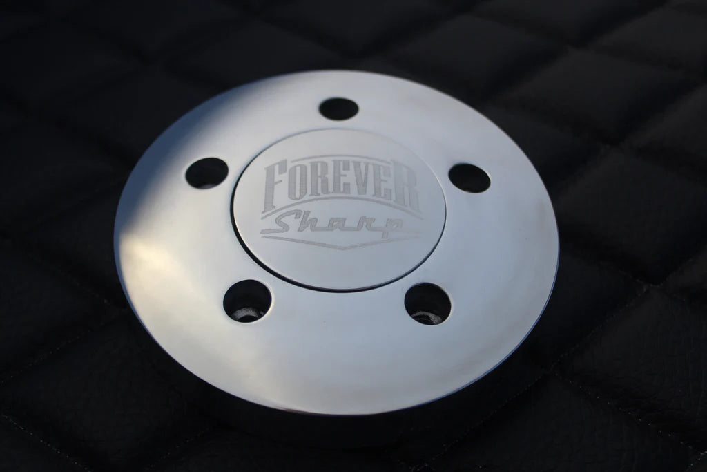 Polished Forever Sharp Big Rig Horn Button - 5 hole
