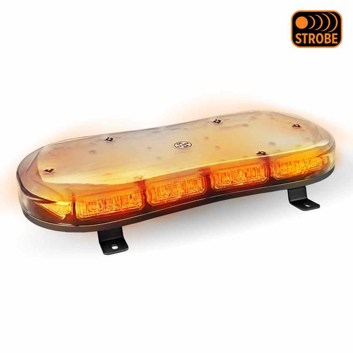 14" Class 1 Light Bar Permanent Bracket Mount LED Warning Light – 36 Flash Patterns
