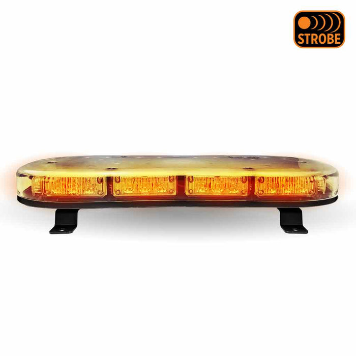 14" Class 1 Light Bar Permanent Bracket Mount LED Warning Light – 36 Flash Patterns