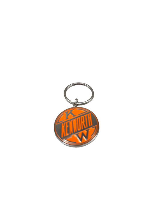 Kenworth Retro Round Keychain