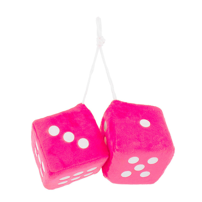 3" X 3" Classic Fuzzy Dice