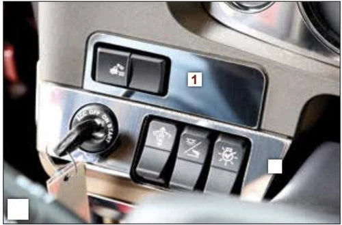 Kenworth T680 & T880 Above Ignition Load Light Switch Trim