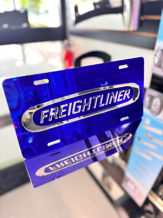 Freightliner Vanity Plate - Blue