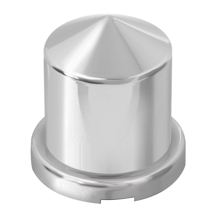 1/2 Inch & 13mm Pointed Chrome Plastic Push-On Lug Nut Cover