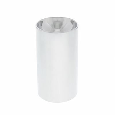 Chrome Plastic Thread-On 33mm x 3 3/4 inch Concave Top Nut Cover
